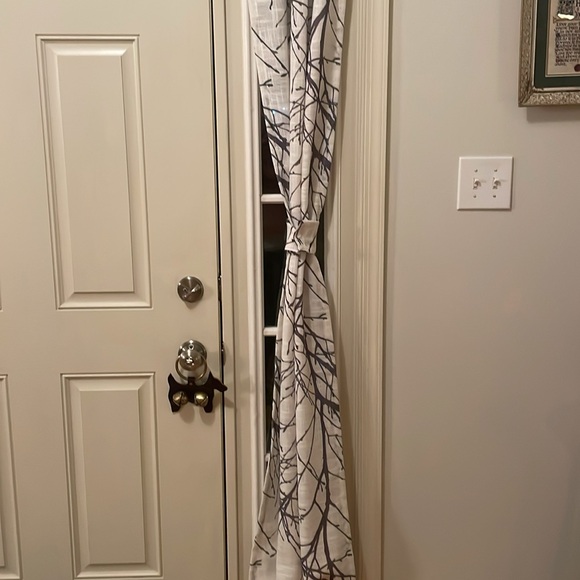 door curtains side widow goth Christmas tree shadow curtains - Picture 2 of 4